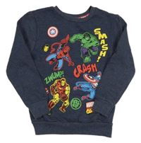 Tmavomodrá mikina s Marvel George
