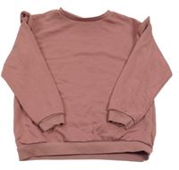 Starorůžová mikina s volánky H&M