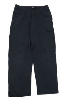 Tmavomodré teplákové kalhoty Zara