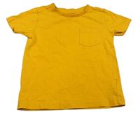 Hořčicové tričko Mothercare