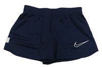 Tmavomodré sportovní kraťasy s logem Nike