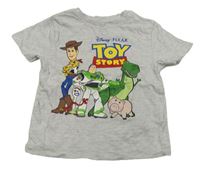 Světlešedé melírované tričko - Příběh Hraček Disney