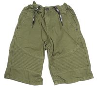 Khaki plátěné kraťasy Chapter young