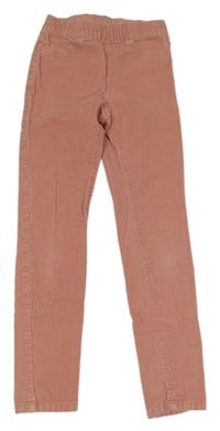 Růžové elastické manšestráky zn. H&M