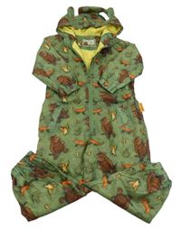 Zelená šusťáková jarní kombinéza s kapucí - Gruffalo Tu
