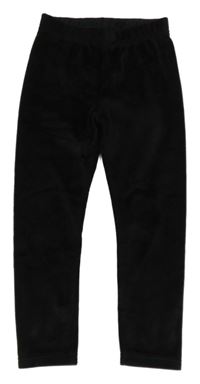 Černé plyšové legíny 