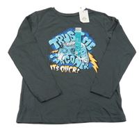 Nové - Antracitové triko s ovladačem Primark