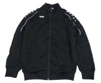 Černá sportovní propínací mikina s logem jako