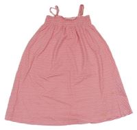 Růžovo-bílé pruhované šaty Kiki&Koko