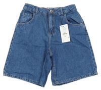 Nové - Modré riflové bermuda kraťasy Denim Co.