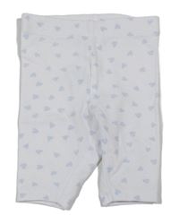 Bílo-modré elastické kraťasy se srdíčky Lily & Dan