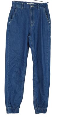 Dámské modré cuff rifle Pull&Bear vel. 32