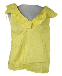Dámská žlutá halenka s volánkem 