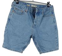 Pánské světlemodré slim riflové kraťasy Topman vel. 32