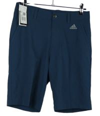 Nové - Pánské tmavomodré sportovní funkční kraťasy Adidas vel. 28