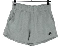 Dámské šedé teplákové kraťasy s logem Nike
