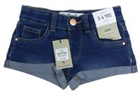 Tmavomodré riflové kraťasy Denim Co.