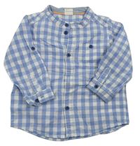 Modro-bílá kostkovaná košile H&M