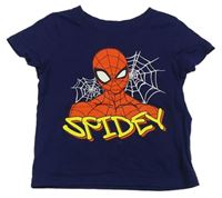 Tmavomodré tričko se Spidermanem Marvel