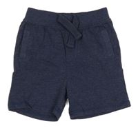 Tmavomodré teplákové kraťasy