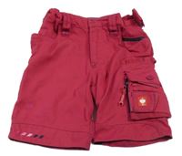 Tmavorůžové outdoorové kraťasy Engelbert Strauss