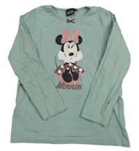 Světlekhaki triko s Minnie Disney