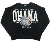 Černá mikina se Stitchem Disney