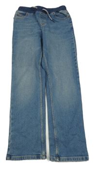 Modré rifle s úpletovým pasem LANDS'END