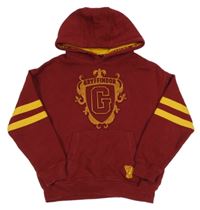 Rubínová mikina s 3D erbema kapucí - Harry Potter M&S