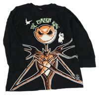 Černé triko s Jackem Skelingtonem