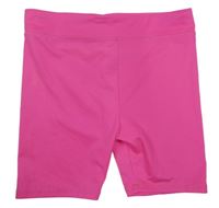 Neonově růžové sprtovní legínové kraťasy Body Glove