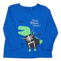 Modré triko s dinosaurem George