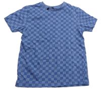 Modré kostkované tričko George