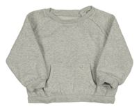 Šedá melírovaná mikina zn. M&S