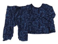 Tmavomodré pyžamo se zvířátky George 