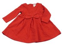 Černé teplákové šaty s mašlí C&A