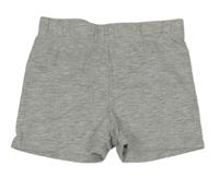 Šedé bavlněné kraťasy Pocopiano 