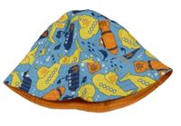 Modrý klobouk s ponorkami 