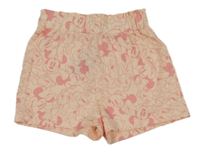 Broskvové bavlněné šaty s Minnií Primark