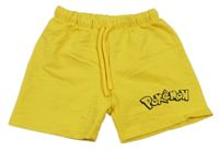 Žluté teplákové kraťasy s Pokémonem Zara