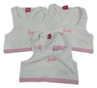 3x - Bílo-růžová lambáda s Barbie
