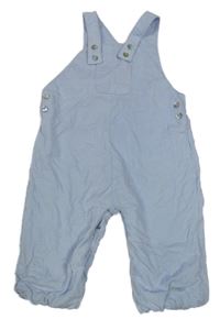 Světlemodré podšité mašestrové laclové kalhoty Mintini baby