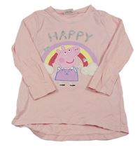 Světlerůžové triko s Peppa Pig 