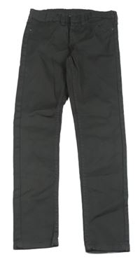 Tmavošedé třpytivé skinny rifle Y.F.K.