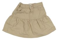 Béžová riflová sukně H&M