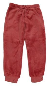 Jahodové plyšové kalhoty lupilu