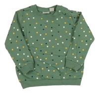 Khaki puntíkatá mikina lupilu