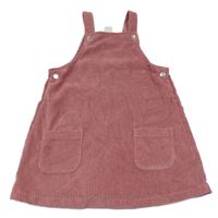 Starorůžové manšestrové šaty LINDEX