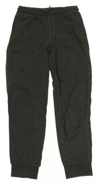 Tmavošedé melírované tepláky Nutmeg