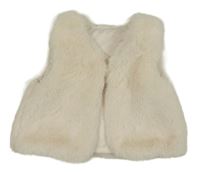 Smetanové kožešinové podšité bolérko George